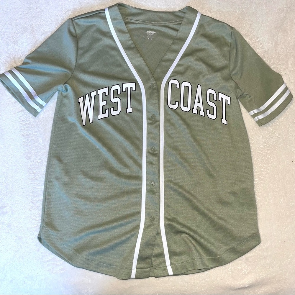 Green and White “West Coast” Jersey